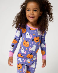 Moonlit Magic Purple Two-Piece Pajama Set
