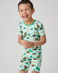Puddle Jumpers Two-Piece Short Sleeve & Shorts Pajama Set