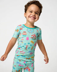 Fizzy Fair Two-Piece Short Sleeve & Shorts Pajama Set