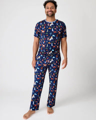 Blue Rancher Roundup Men's Pajama Pants