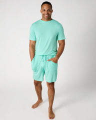 Ocean Mist Men's Pajama Shorts