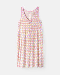 Pastel Rainbows Women's Tank Nightgown