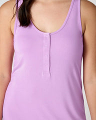 Soft Wisteria Women's Sleeveless Nightgown