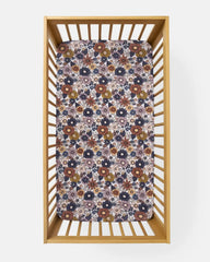 Wildwood Floral Fitted Crib Sheet