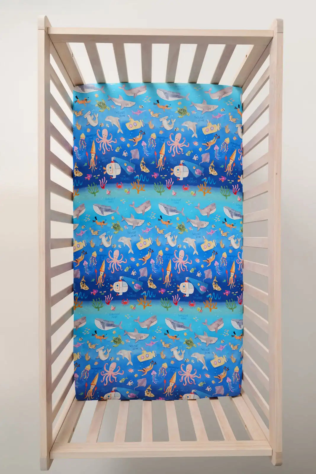 Underwater Discovery Fitted Crib Sheet