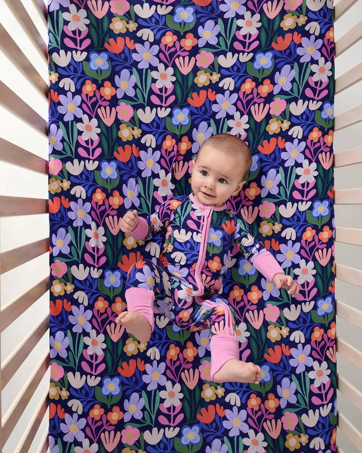 Wild Garden Fitted Crib Sheet