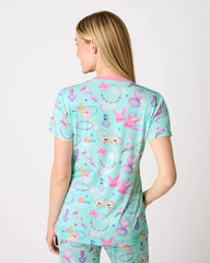 Slumber Club Women's Short Sleeve Pajama Top