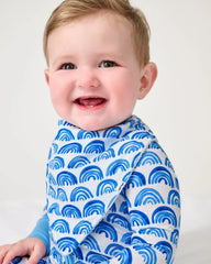 Blue Rainbows Bandana Bib