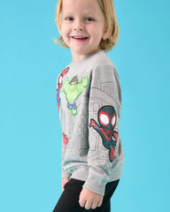 Spidey & His Amazing Friends Mighty City Heroes Crewneck Sweatshirt