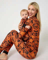 Midnight Mischief Women's Long Sleeve Pajama Top