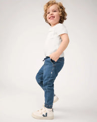 Soft White Short Sleeve Relaxed Pocket Tee