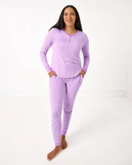 Sweet Orchid Stripe Women's Pajama Pants