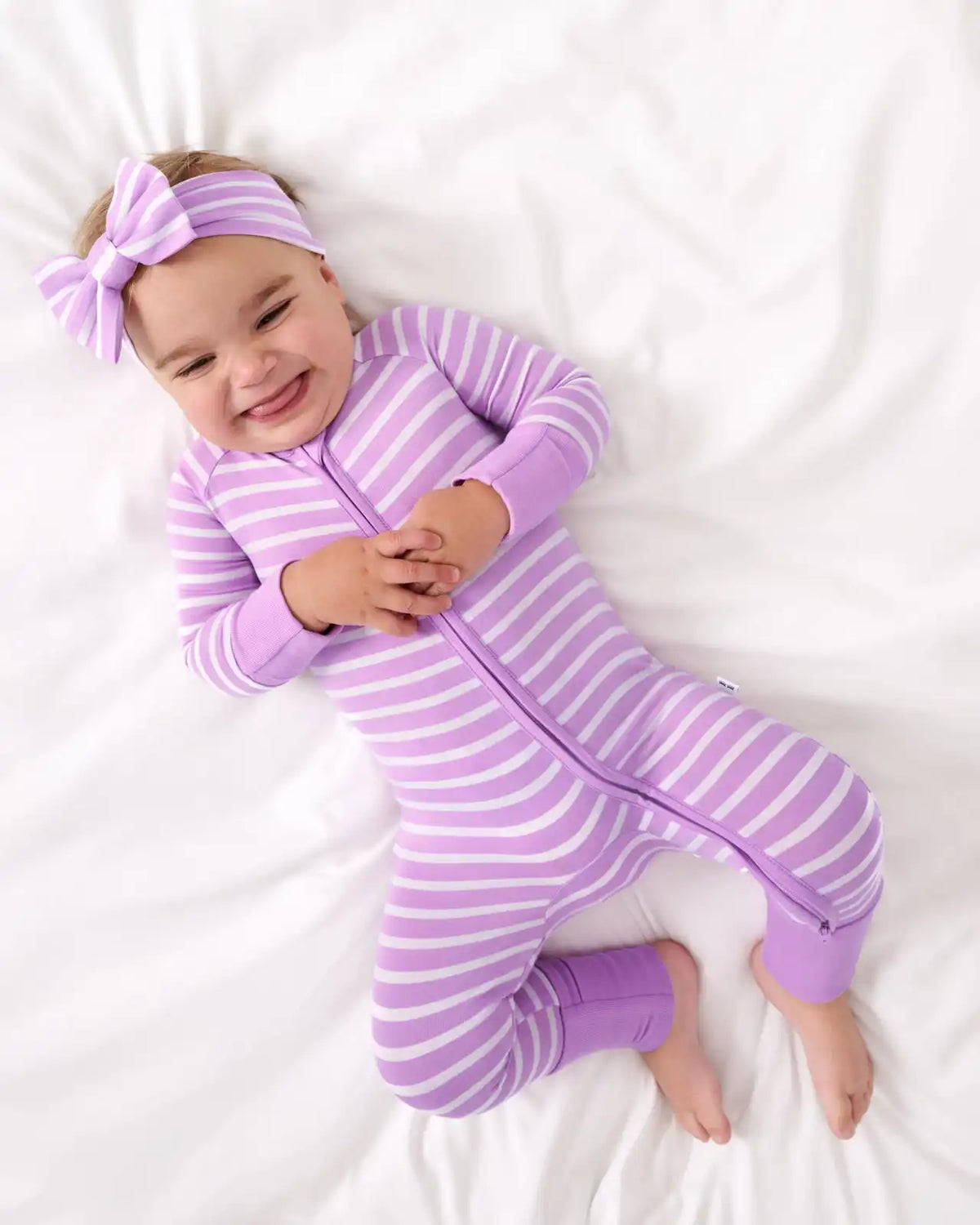 Sweet Orchid Stripe Zippy