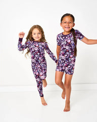 Violet Meadow Two-Piece Short Sleeve & Shorts Pajama Set