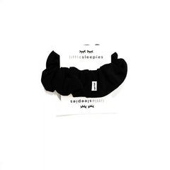 Adult Black Bamboo Viscose Scrunchie